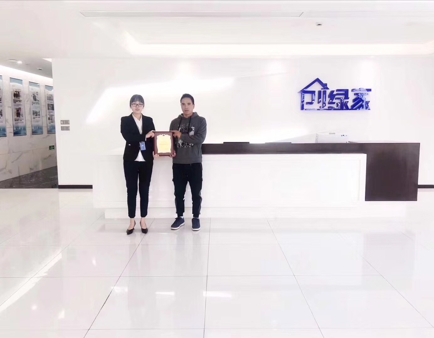 熱烈祝賀陳總簽約創(chuàng)綠家河南省縣級(jí)市代理！